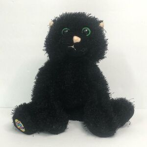 ganz webkinz black cat plush stuffed animal toy hm135 no code no tag halloween